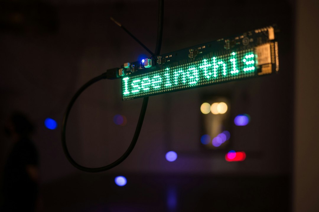 Close-up of colorful programming code on a computer monitor